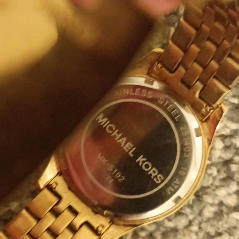 Michael Kors MK 5192 gold tone chronograph women's watch
